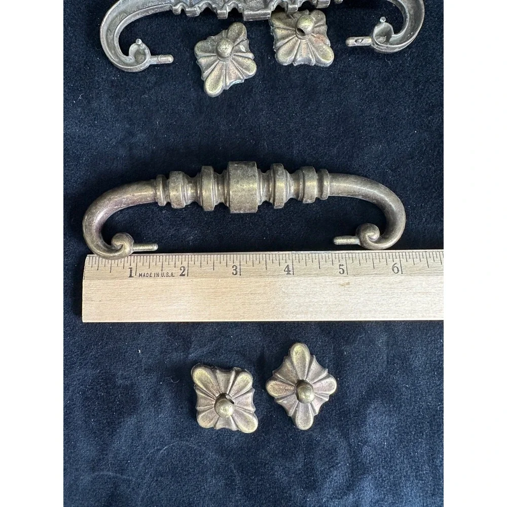Vintage Brass Drawer Pull Handles Vintage Hardware 6.25